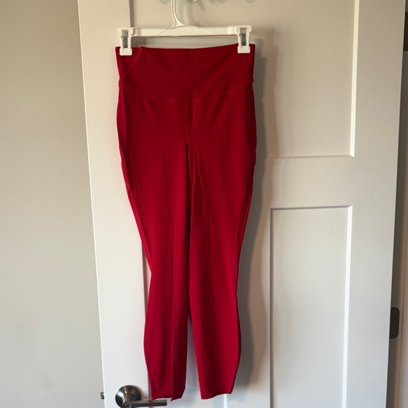 Brand new lululemon red base pace running leggings - Picture 1 of 7